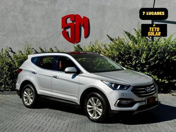 HYUNDAI SANTA FÉ 3.3 MPFI 4X4 7 LUGARES V6 270CV GASOLINA 4P AUTOMÁTICO HYUNDAI SANTA FÉ 3.3 MPFI 4X4 7 LUGARES V6 270CV GASOLINA 4P AUTOMÁTICO